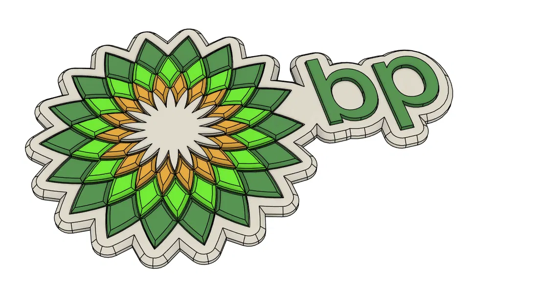 Logo BP (Beyond Petroleum) (2000) - In 3D Đẹp Mắt - Image 2