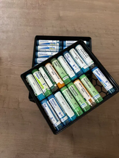 Hộp đựng tuýp Homeopathy 18 cái - Image 1