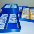 Hộp đựng thuốc dạng viên ống xếp chồng 20 cái [Organizer pre homeopatika] - Thumbnail 5