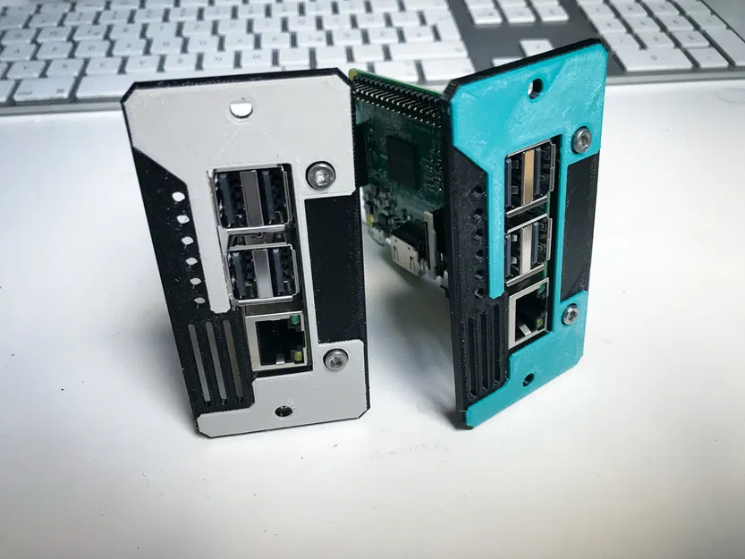 Khung Gắn Rack Cho Raspi 2 và 3 Cho Hệ Thống Modular 19 inch 2U - Image 1