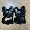 Dao Cắt Bánh Quy Hình Chó Frenchie - Bộ 2 Món - Thumbnail 2