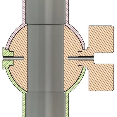 Van bi thu bụi - 40mm