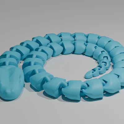 Mô hình Rắn Khớp Nối 3D