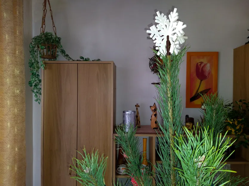 Chóp Cây Thông Noel - Bông Tuyết - Image 2