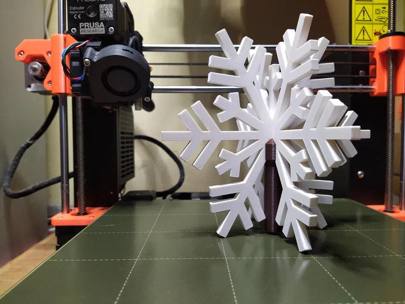 Chóp Cây Thông Noel - Bông Tuyết - Image 3