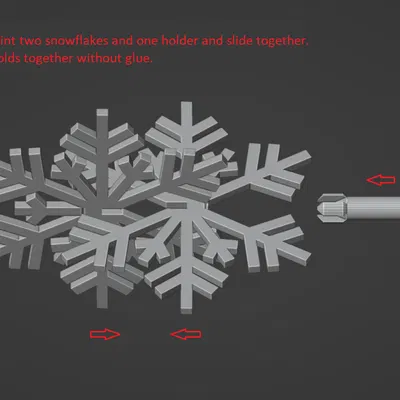 Chóp Cây Thông Noel - Bông Tuyết