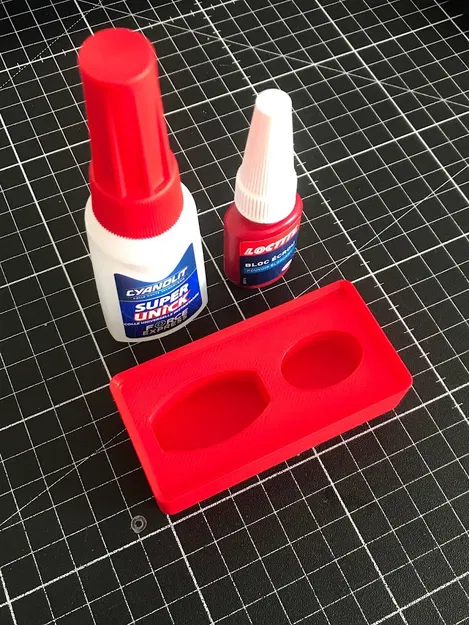 Kệ Gridfinity 1x2 - Đựng keo CA và Threadlocker - Image 3