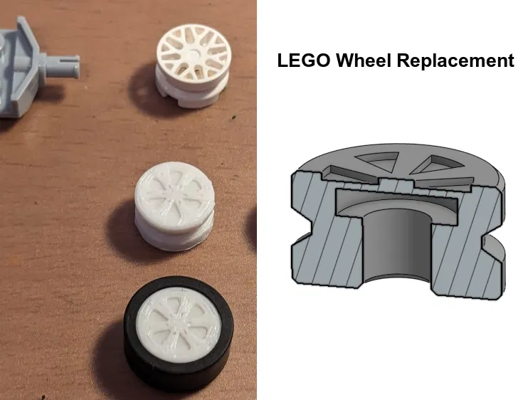 Bánh Xe Thay Thế LEGO 93595 - Image 1