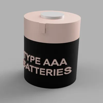 Hộp Đựng Pin AAA - Porta Batterie AAA