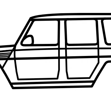 Mô hình Mercedes AMG G 63 (2018) Treo Tường