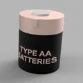 Giá Đỡ Pin AA - PORTA BATTERIE AA - Thumbnail 1