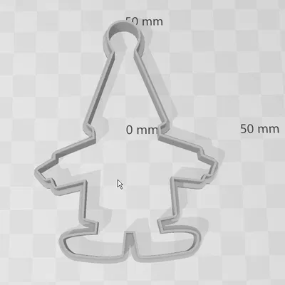 Khuôn Cắt Bánh Giáng Sinh Gnome 02cm - 10cm