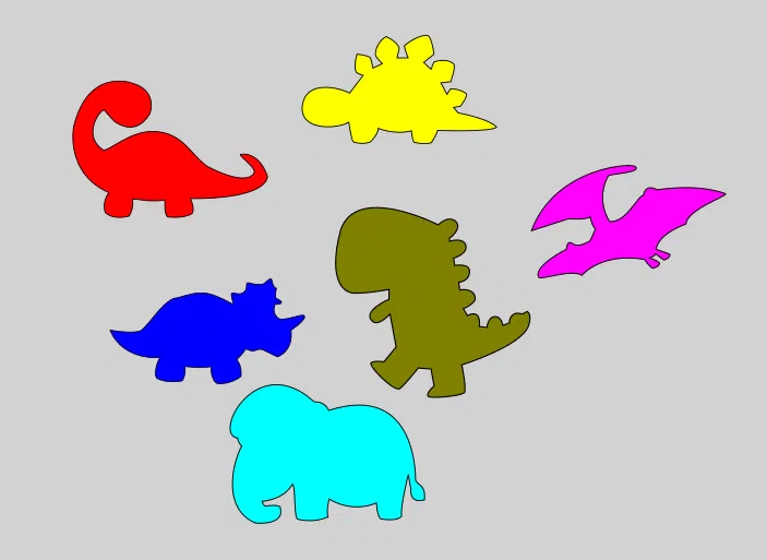 Khuôn Cắt Bánh Quy Hình Khủng Long 02cm - 10cm - Image 1