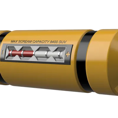 Mẫu Bình Ga Hét "Monsters Inc."