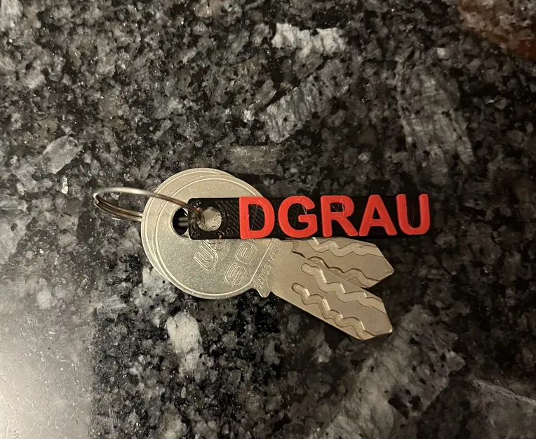 Móc Khóa Tối Giản (Có Thể Tùy Chỉnh) - Image 1