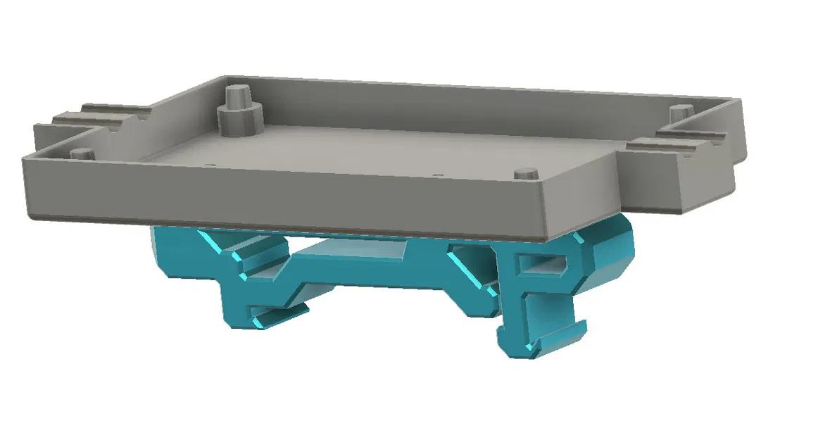 Giá đỡ LM2596S DC-DC cho kẹp din bảng mạch Voron - Image 1