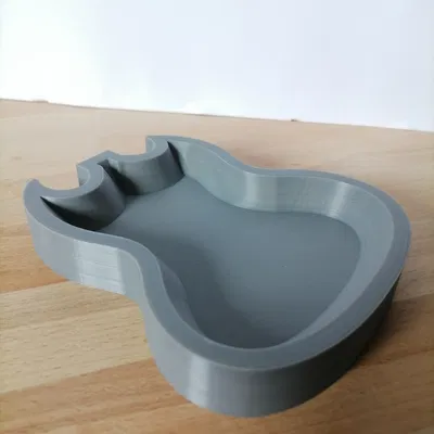 Hộp Đựng Pick Đàn Guitar & Bass Hình Đàn SG In 3D