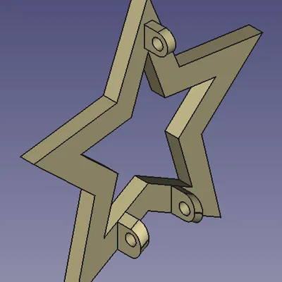 Ngôi Sao Trang Trí Cây Thông Noel