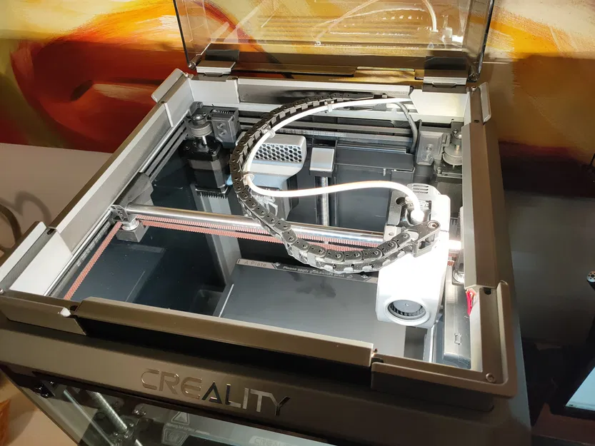 Giá đỡ đơn giản cho dải LED dán trên Creality K1 - Image 2