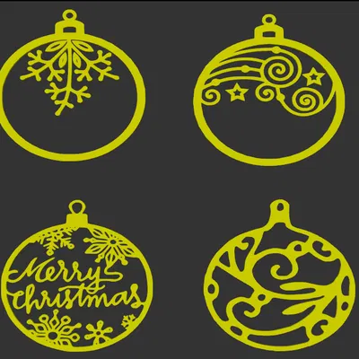 Đồ trang trí Giáng sinh hình quả cầu