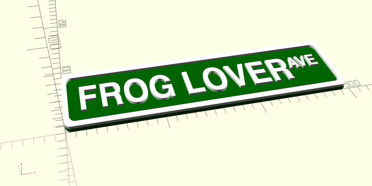 Biển Hiệu Frog Lover Ave (297 x 57) - Image 2