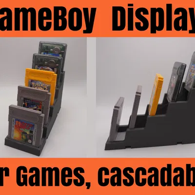 Đế Trưng Bày Game Gameboy - Chứa 5 Game