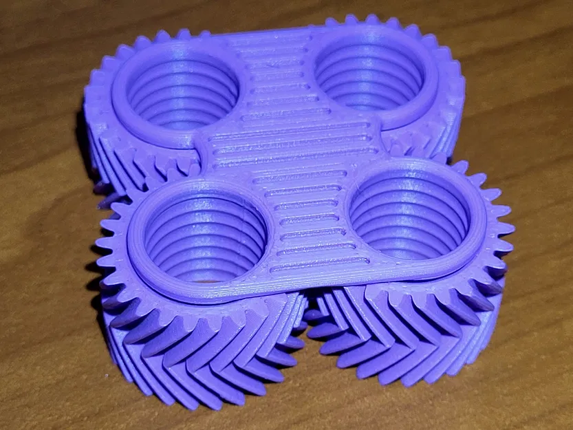 Bánh Răng Fidget Quattro - In 3D - Image 1