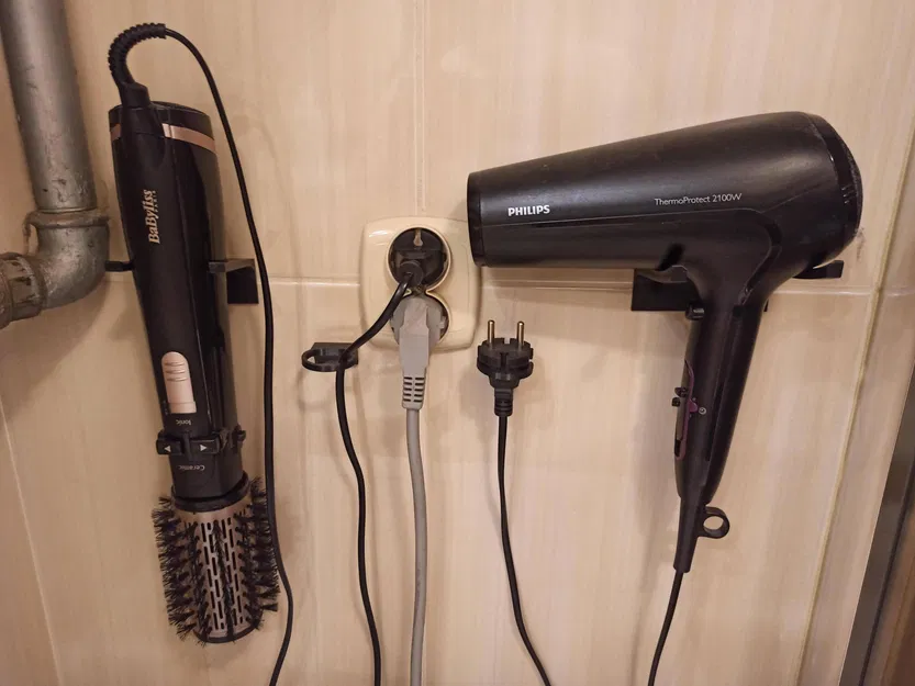 Bộ giữ máy sấy tóc gọn gàng - Image 1