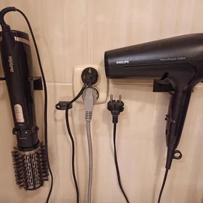 Bộ giữ máy sấy tóc gọn gàng