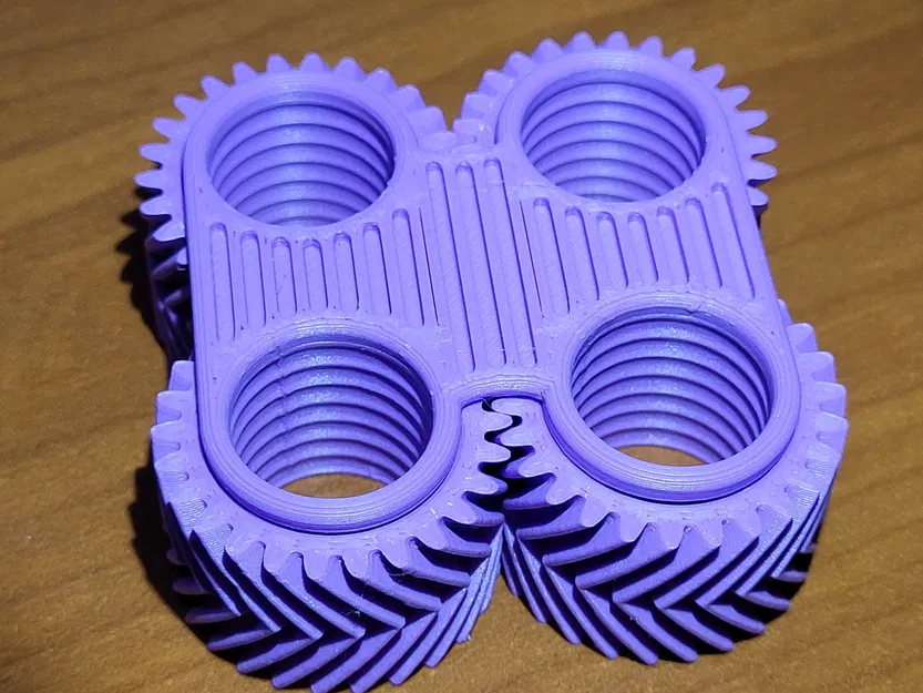 Bánh Răng Fidget Quattro - In 3D - Image 2