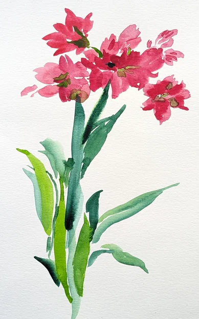 Móc Treo Trang Trí Hoa Amaryllis - Image 2