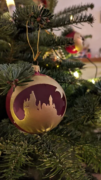 Phụ kiện Giáng Sinh Harry Potter: Hình bóng Hogwarts - Image 1