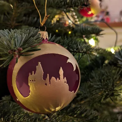 Phụ kiện Giáng Sinh Harry Potter: Hình bóng Hogwarts