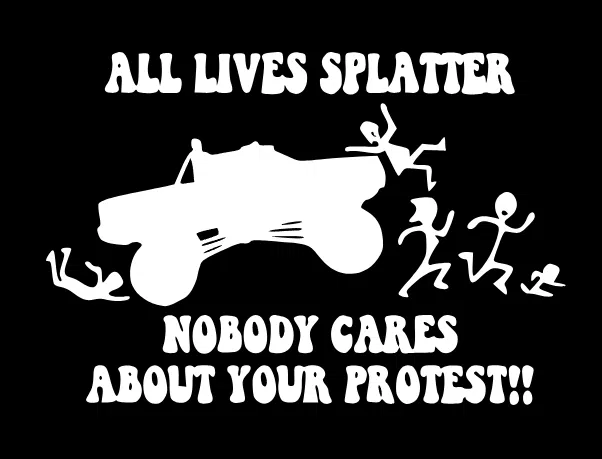 Tem "All lives splatter" hài hước - Image 1
