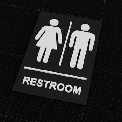 Biển Hiệu Nhà Vệ Sinh Unisex