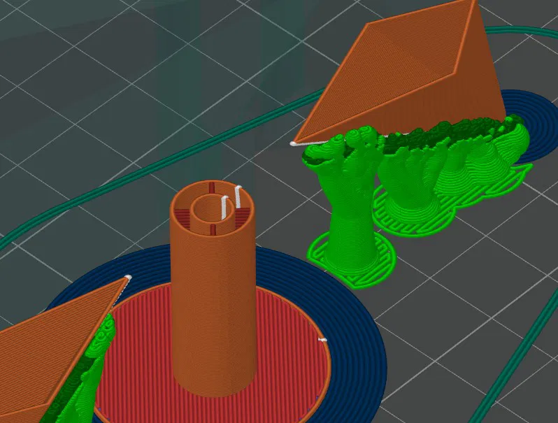 Ngôi sao Giáng sinh có đèn LED trên trụ - Image 3