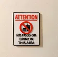 Biển Cấm Ăn Uống Trong Khu Vực - Thumbnail 1