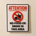 Biển Cấm Ăn Uống Trong Khu Vực - Thumbnail 2
