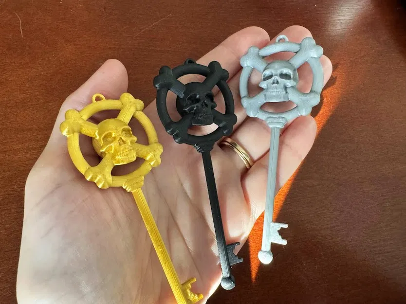 Chìa Khóa Bộ Xương Hình Đầu Lâu Và Xương Chéo Cho Hầm Ngục Hoặc Kho Báu Cướp Biển - Image 1