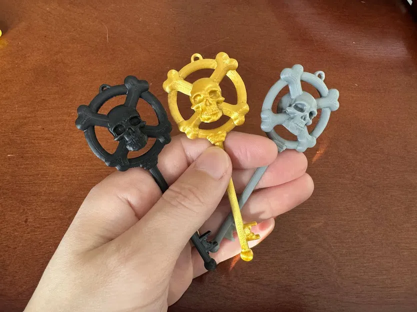 Chìa Khóa Bộ Xương Hình Đầu Lâu Và Xương Chéo Cho Hầm Ngục Hoặc Kho Báu Cướp Biển - Image 2