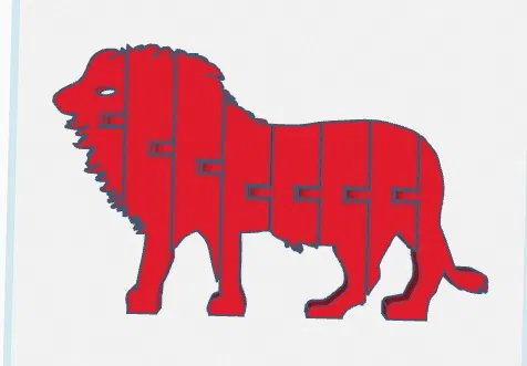 Sư tử có khớp nối - Image 1