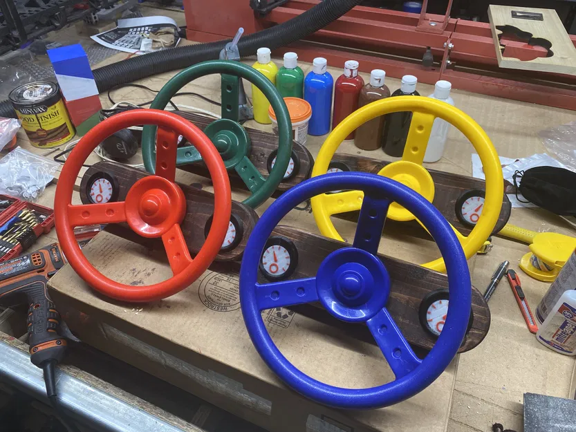 Đồng hồ Tốc độ và Vòng tua cho Vô lăng Đồ chơi Trẻ em / Cháu - Image 3