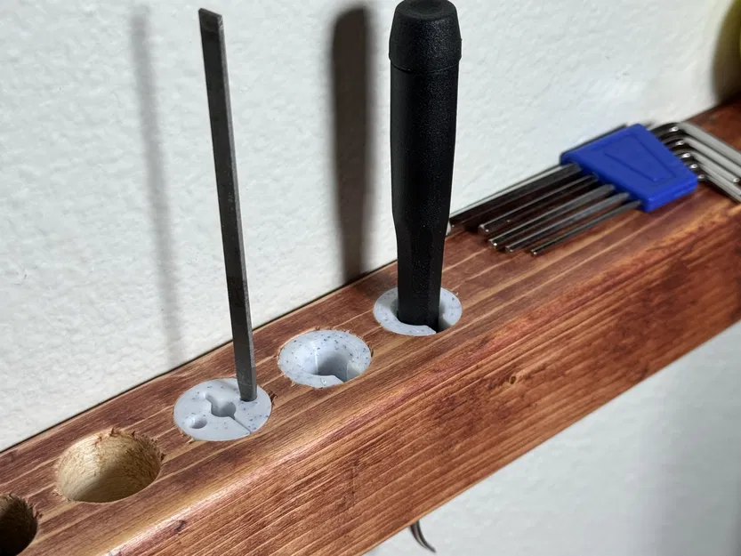 Insert cho Hộp Đựng Đồ Nghề Bằng Gỗ (Lỗ 3/4 inch - Kèm File Fusion 360) - Image 1