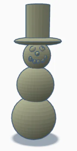 Người Tuyết - Mẫu In 3D - Image 1