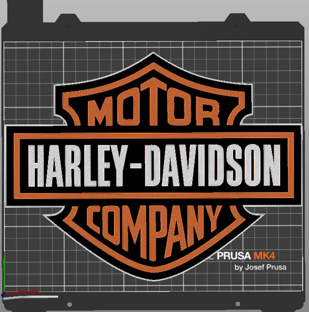 Biển Harley-Davidson Thân Thiện Với Nhiều Màu - Image 1