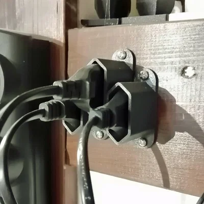 Giá Đỡ Ổ Cắm Kiểu C Treo Tường