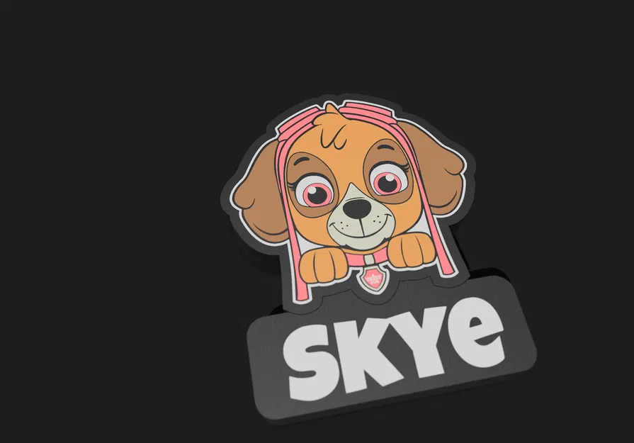 Đèn Ngủ Skye Phi Đội Bay Nhí 3D - Image 1