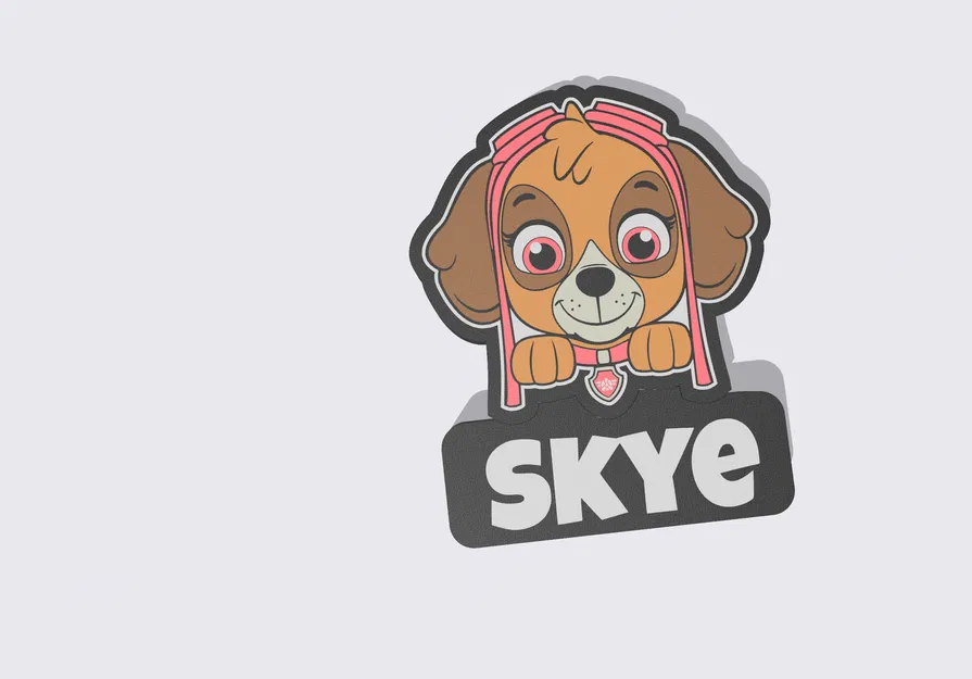 Đèn Ngủ Skye Phi Đội Bay Nhí 3D - Image 2