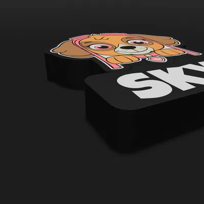 Đèn Ngủ Skye Phi Đội Bay Nhí 3D