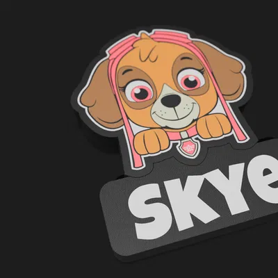 Đèn Ngủ Skye Phi Đội Bay Nhí 3D